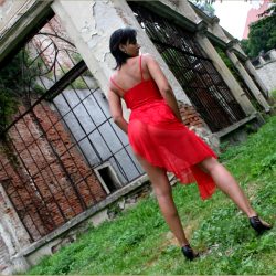 Monica – Red Dress 1